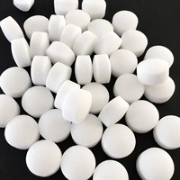 Tablettes de sel blanches cylindriques pour adoucisseur d'eau, régénérateur de résine échangeuse d'ions pour purificateur d'eau domestique et industriel