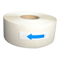 Étiquettes autocollantes blanches hydrosolubles pour la rotation des aliments, étiquettes de sécurité pour cuisines et foyers, 1x2 pouces, paquet de 500