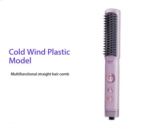 Plancha y Rizador de Pelo Iónico 2 en 1 - Peine con Aire Frío/Caliente, Protección de Iones Negativos, Uso Dual Profesional - Product Image 6