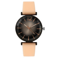 Montre à quartz pour femme, bracelet en cuir, design élégant, best-seller, directement de l'usine