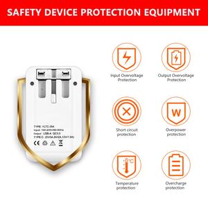 Cargador de Viaje <span class=keywords><strong>GaN</strong></span> CE de 30 W, Cargador de Pared Rápido Tipo C con Enchufe para Reino Unido para Samsung - Product Image 5