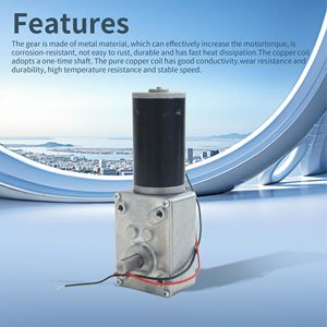 <span class=keywords><strong>Motore</strong></span> DC a spazzole con riduttore a vite senza fine turbo personalizzato 24V a basso numero di giri <span class=keywords><strong>per</strong></span> serratura intelligente - Product Image 6