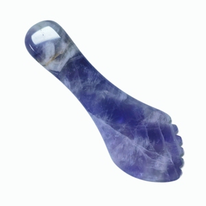 Amethyst <b>toothed</b> gua sha board gua sha tool massage tool back gua sha tool spa tool - Product Image 4