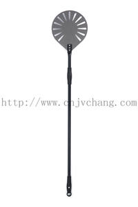 <span class=keywords><strong>Pala</strong></span> de <span class=keywords><strong>pizza</strong></span> redonda de aluminio anodizado duro de alta calidad cáscara de torneado <span class=keywords><strong>giratoria</strong></span> perforada con mango de aluminio largo extendido - Product Image 4