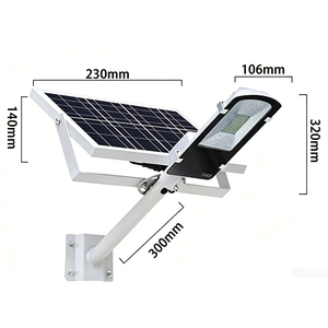 All-in-One Solar Street Lights IP65 Outdoor LED With <b>Remote</b> <b>Control</b> 6500LM Efficiency 8-12h for Easy Installation Lighting - Product Image 6