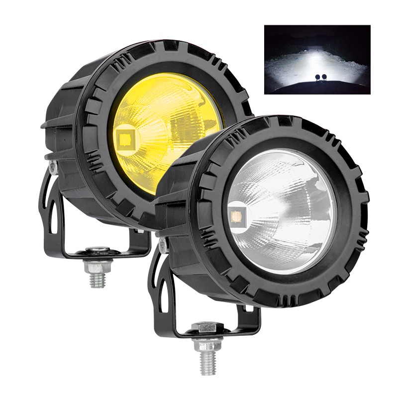RCJ 30W Offroad Motorcycle Work Light LED Emergency Working Lights in Amber White Color