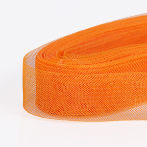 5-10cm xương cá lưới vành đai đàn hồi <span class=keywords><strong>polyester</strong></span> màu vải cho váy cưới váy khiêu vũ Latin váy cưới rập khuôn Net - Product Image 2