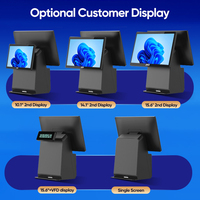 FYJ F2W Pro Windows Touch Desktop POS Terminal Grocery Store High Speed 80mm Thermal Receipt Printer Pos Data System