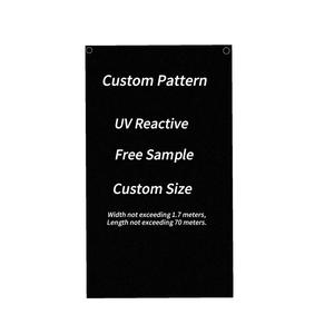 Tapisserie murale rectangle <span class=keywords><strong>psychédélique</strong></span> moderne personnalisée Impression lumière noire <span class=keywords><strong>UV</strong></span> Polyester tricoté Technique Aubusson pour <span class=keywords><strong>tenture</strong></span> murale - Product Image 6