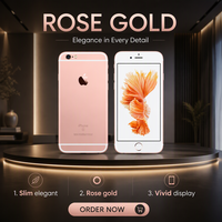 Iphones 6s débloqués d'origine 16 Go 32 Go 64 Go 128 Go