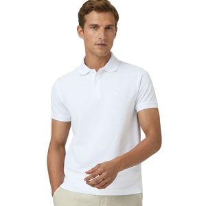 Fabricante Mayorista de Camisetas Polo de Algodón y Poliéster con Logotipo Personalizado, Uniformes de Golf para Hombre, Antiarrugas, de Secado Rápido, Bordadas, Proveedor OEM - Product Image 1
