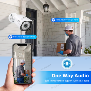 Système de <span class=keywords><strong>Surveillance</strong></span> 4K Hongnaer Kit Complet de Caméras de Sécurité CCTV Analogiques d'Extérieur avec DVR Audio Vidéo 4 Canaux 8 Canaux AHD 2MP 5MP 8MP pour la <span class=keywords><strong>Maison</strong></span> - Product Image 6