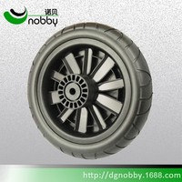 Roue en EVA/PU de 8 pouces et 12 pouces pour chariot de jardin ou chariot de transport extérieur