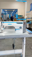 Machine à coudre industrielle à point plat à entraînement direct Jack F6, prix d'usine, avec table