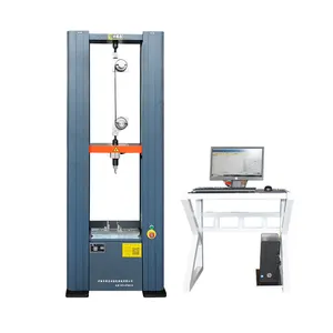 Be Used for Belt Leather/ Plactic/Metal/Rubber and Other Materials 10kn Electronic Universal Tensile Strength Testing Machine