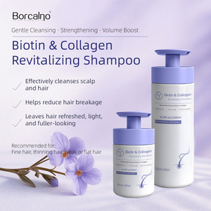 Set de Cuidado Capilar con Biotina y Colágeno Herbal de Marca Privada, Champú Voluminizador y Engrosador de Cabello de 1000 ml para Todo Tipo de Cabello - Product Image 3