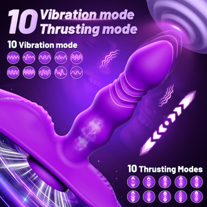 Vibratore Anale per Uomo con Controllo APP, 10 Modalità Telescopiche, Stimolatore Clitorideo, Massaggiatore Prostatico, Plug Anale - Product Image 2