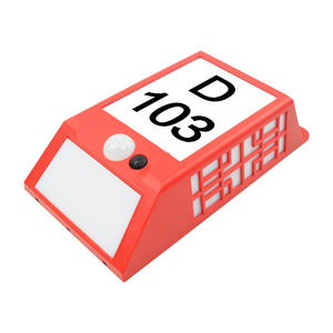 โคมไฟติดผนังกลางแจ้งแบบกันน้ำ IP65 พร้อมไฟ LED ตัวเรือน ABS ใช้พลังงานแสงอาทิตย์ ป้ายเลขที่บ้านพร้อมไฟ 8+88 ตัวเลข - Product Image 6