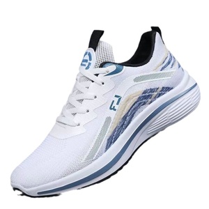 Chaussures de sport professionnelles personnalisées en tissu maillé à lacets, style marche, plates, respirantes, pour la course à pied - Product Image 5