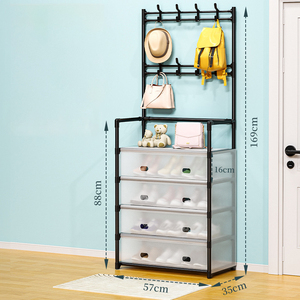 Giá để đồ, móc treo khăn, tủ giày, giá để giày dép, kệ góc, giá để đồ đa năng ở cửa phòng khách - Product Image 3