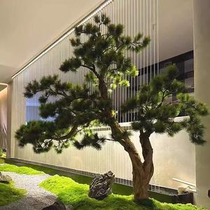 Branches de pin artificielles, grande plante <span class=keywords><strong>en</strong></span> <span class=keywords><strong>pot</strong></span>, bonsaï de pin <span class=keywords><strong>japonais</strong></span> artificiel, cèdre artificiel pour la décoration - Product Image 3