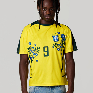 T-shirts de sport originaux en jersey de football, rugby et hockey, brodés, légèrement amples, respirants et à séchage rapide, pour l'été, style streetwear - Product Image 1