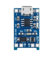 TP4056 5V 1A Micro-USB 18650 Typ-C Lithium-Akku Ladeboard Lademodul mit Schutzfunktion Doppelfunktionen 18650