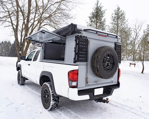 Tente de camping en alliage d'aluminium à commande manuelle, lit plat pour camionnette <span class=keywords><strong>Toyota</strong></span> <span class=keywords><strong>Hilux</strong></span> Tacoma - Product Image 3