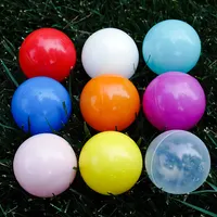 Chine nouveau style 8cm plastique souple LDPE balle océanique colorée pour bébé, vente en gros