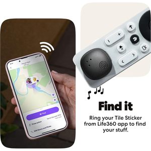 Life360 Tile Essentials: Rastreador con aplicación de seguimiento en tiempo real para llaves, carteras y controles remotos - Product Image 4