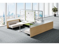 Bureaux modulaires personnalisés pour personnel, cloisons de séparation, postes de travail au design moderne, fabricant de mobilier de bureau, vente en gros, table de bureau modulaire