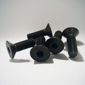Высококачественные метрические болты с внутренним шестигранником (под шестигранник) DIN7991 из стали класса 10.9 с черным оксидированием, размеры M1.6, M2, M2.5, M3, M4, M5, M6, M8 - Product Image 4