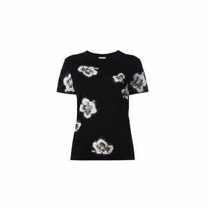 Logo personnalisé 100% coton Designer T-shirt uni pour hommes grande taille motif solide 200 grammes tissu poids avant placement - Product Image 1