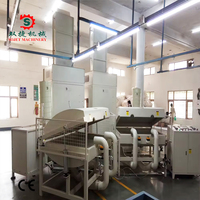Machine de remplissage de coussins Sojet entièrement automatique à contrôle de poids pour fibres microfibres/polyester 0,7-15 D 350