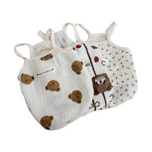 Vêtements d'été respirants pour animaux de compagnie, cardigan sans manches en gaze, gilet mignon, gilet de protection solaire pour petits chiens et chiots - Product Image 5