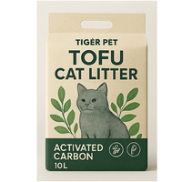 Litière pour chat en tofu biodégradable Eco Safe, 100% végétale, jetable aux toilettes, agglomération instantanée, 99% sans poussière, ingrédients naturels