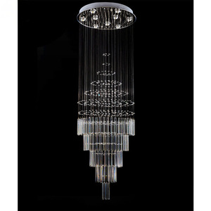 ENSEMBLE luxe mariage lustre en gros coeur K9 cristal lumière moderne nordique LED Restaurant décoratif pendentif lumière - Product Image 2