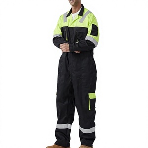 Venta Directa de Fábrica, Overol de Trabajo Personalizado, Ignífugo, Transpirable, Mezcla de Polialgodón 65/35, Unisex, Ligero - Product Image 4