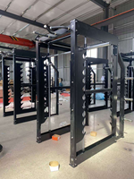 Machine Smith 3D multifonctionnelle commerciale pour la musculation à domicile, rack de puissance à mouvements multiplans avec barre de traction