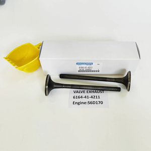 วาล์วไอดีและวาล์วไอเสียเครื่องยนต์ S6D170 สำหรับเครื่องยนต์ S6d170 รุ่น Construction & Building Machinery หมายเลขอะไหล่ 6164-41-4211 - Product Image 2