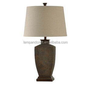 Lampe de table en céramique/tissu noir mat pour la décoration de la maison, chambre à coucher, hall d'hôtel, chambre d'hôtel - Product Image 5