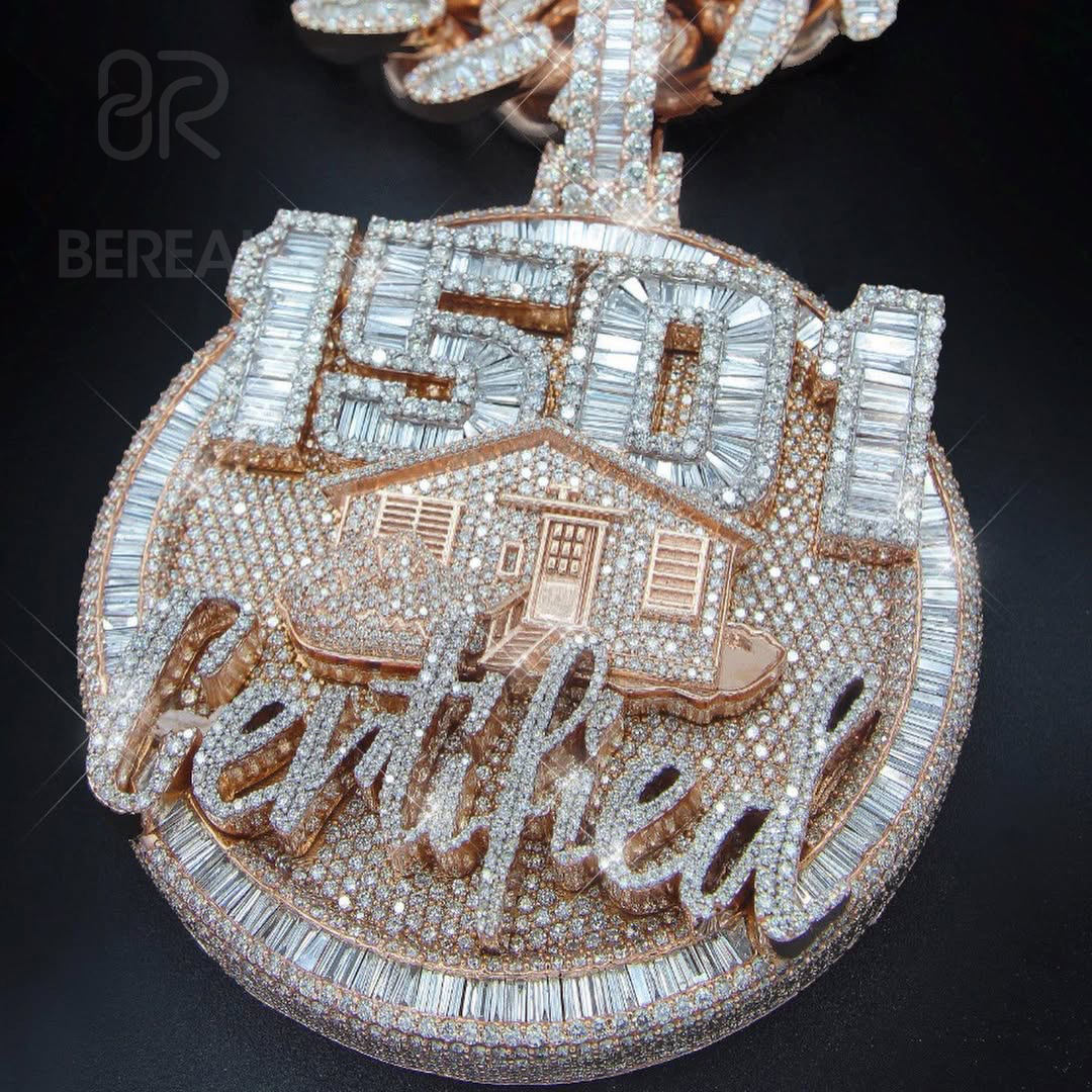 3inches Moissanite+S925