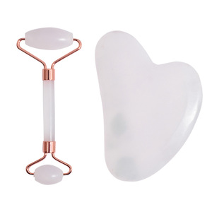 Appareil de beauté pour la peau SPink, rouleau en métal portable, masseur facial, ensemble de planches Gua Sha pour le massage du visage, imperméable - Product Image 1