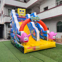 Tobogán Inflable Comercial de 18 pies, Toboganes Inflables Acuáticos, Toboganes Inflables Acuáticos de Alibaba
