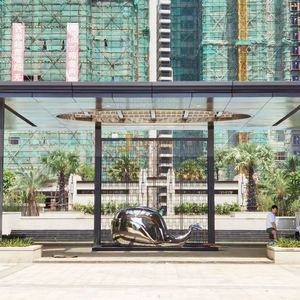 ANW7454 Escultura Artística Decorativa Personalizada de Acero Inoxidable Hecha en China, Ideal para Mejorar Áreas Comerciales y Residenciales en Aniversarios - Product Image 5