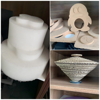 Mesin Pemotong CNC Otomatis AOL Digital untuk Busa EVA, Styrofoam, Neoprene, dan Spons Komposit 4KW Mudah Dioperasikan
