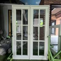 Ventanas Francesas Feel Sunshine Modernas de Aluminio con Doble Acristalamiento, Vidrio Templado Low-E, Aislamiento Térmico, Energy Star