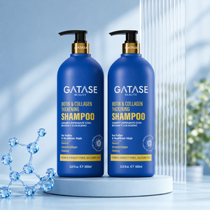 Shampooing <span class=keywords><strong>Bio</strong></span> Anti-Pelliculaire Épaississant <span class=keywords><strong>et</strong></span> Volumisant à la Biotine <span class=keywords><strong>et</strong></span> au Collagène, Fortifiant, Anti-Chute, Nourrissant <span class=keywords><strong>et</strong></span> Réparateur pour <span class=keywords><strong>Cheveux</strong></span> <span class=keywords><strong>Fins</strong></span> <span class=keywords><strong>et</strong></span> Éclaircis - Product Image 2