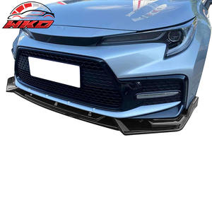 Protector de Parachoques Delantero para Toyota Corolla 2020-2024 SE XSE Estilo C Negro Brillante 3 Piezas PP Kit de Carrocería de Alta Calidad - Product Image 2