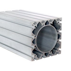 Profils en aluminium industriels extra-larges de norme européenne 160*160 Tubes carrés en aluminium Profils en alliage Matériaux de haute qualité - Product Image 4